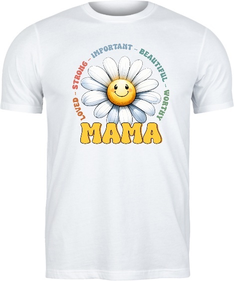 T-shirt dla Mamy - Kwiatowe Przesłanie Miłości i Wartości