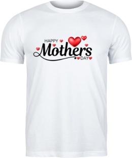T-shirt na Dzień Matki - Serdeczne Życzenia z Sercem