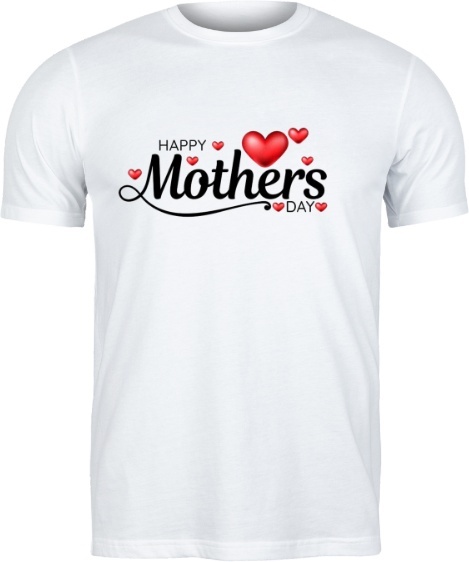 T-shirt na Dzień Matki - Serdeczne Życzenia z Sercem