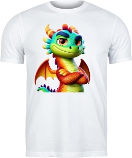 T-shirt z Pewnym Sobą Smokiem: Mistrzem Stylu!