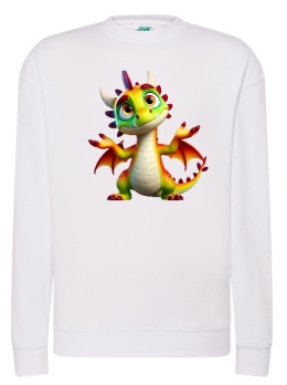 Bluza z Radosnym Smokiem: Królem Entuzjazmu!