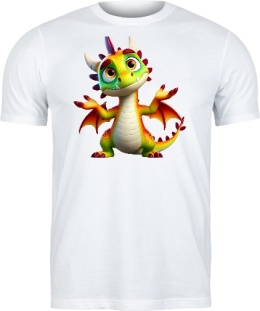 T-shirt z Radosnym Smokiem: Królem Entuzjazmu!