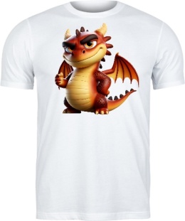 T-shirt z Zadziornym Smokiem: Mistrzem Pewności!