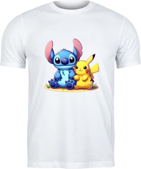 Bluzy „Pikachu i Stitch”