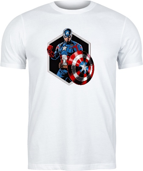 T-shirt „Kapitan Ameryka” — Klasyka Superbohatera!