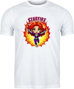 T-shirt „Starfire” — Ognista Stylizacja na Każdy Dzień!