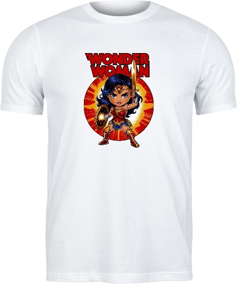 T-shirt „Wonder Woman” — Moc i Styl na Co Dzień!