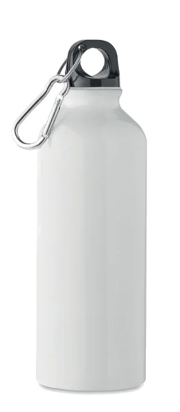 Butelka Aluminiowa 500ml Biała - Grafika Super Mario