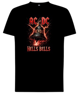 Czarny T-shirt AC/DC — „Hells Bells”