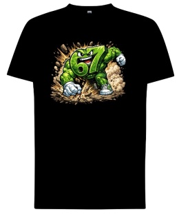 T-shirt z Energetyczną Grafiką 67!