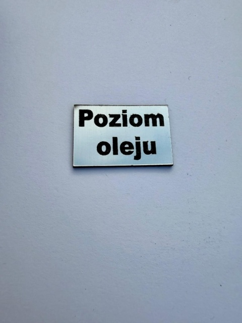 Tabliczki opisowe 30x20– laminat grawerski
