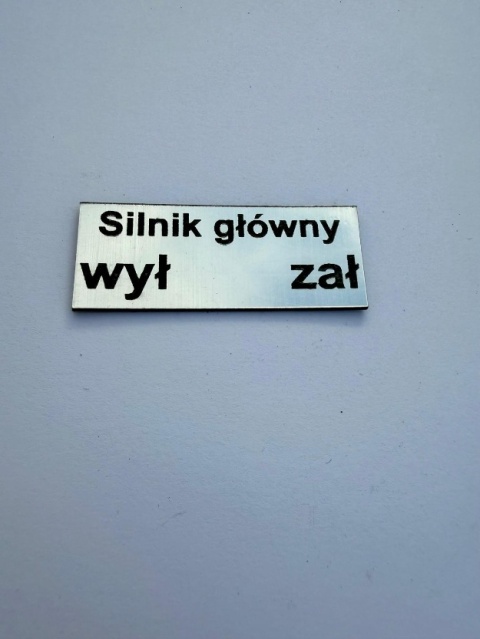 Tabliczki opisowe 50x20 – laminat grawerski