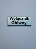 Tabliczki opisowe 50x20 – laminat grawerski