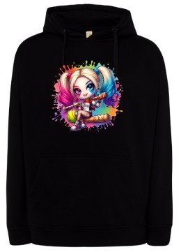 Bluza Kangur Harley Quinn w Kolorowej Odsłonie: Kolekcja z Energiczną Grafiką