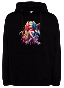 Bluza Kangur Ciemne Szaleństwo Harley Quinn: Kolekcja Ekspresyjnych 