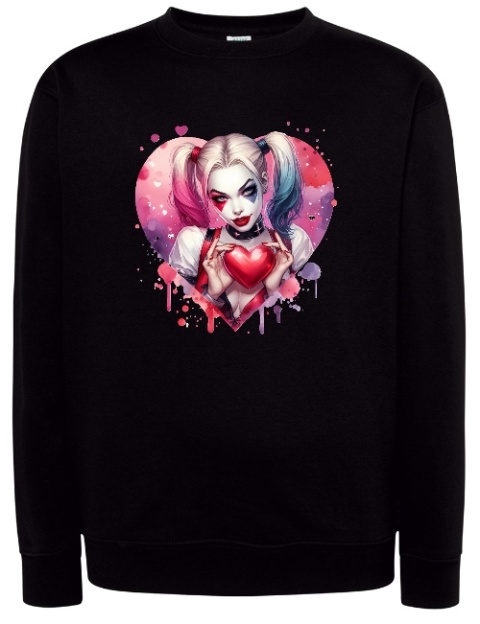 Bluza Serce Harley Quinn: Kolekcja Pełna Koloru i Energii