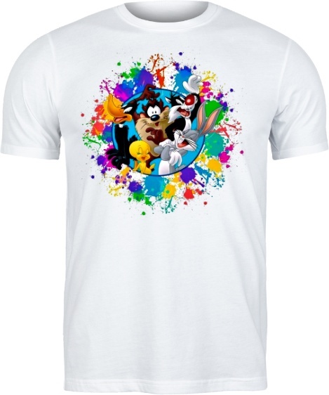 T-shirt "Kolorowa Banda Kreskówek"