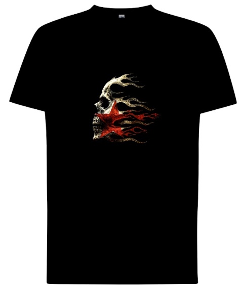 T-shirt Ognisty Ślad – Styl z Bezkompromisowym Charakterem