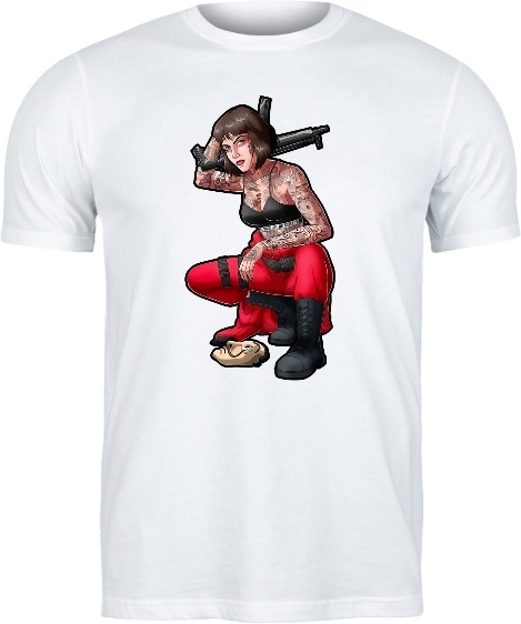 T-shirt "Rebel Warrior – Edge and Attitude"