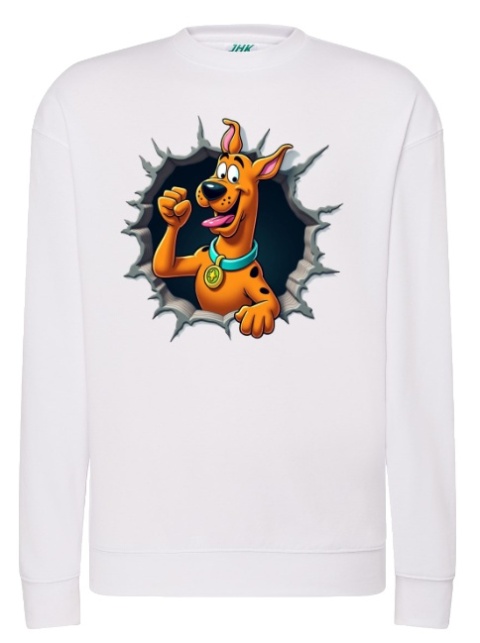 T-shirt "Scooby-Doo Breaking Through" - Kultowy Pies Wyłamuje Się z Bluzy!