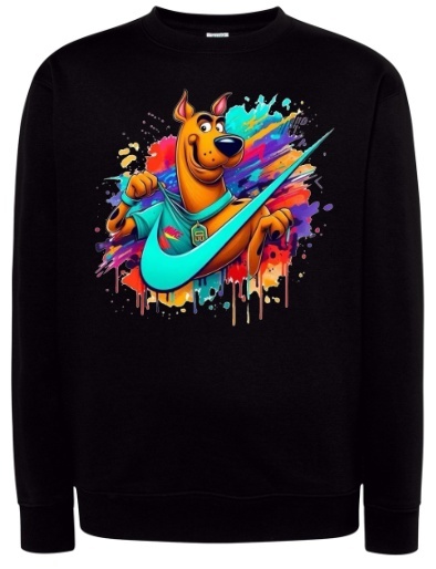 T-shirt "Scooby-Doo Just Do It" - Kultowy Pies w Sportowym Stylu!