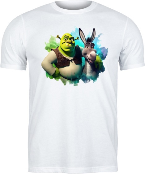 T-shirt "Shrek & Donkey BFF" - Najlepsi Kumple z Bagien!