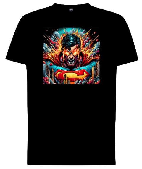 T-shirt Superman: Moc i Pasja